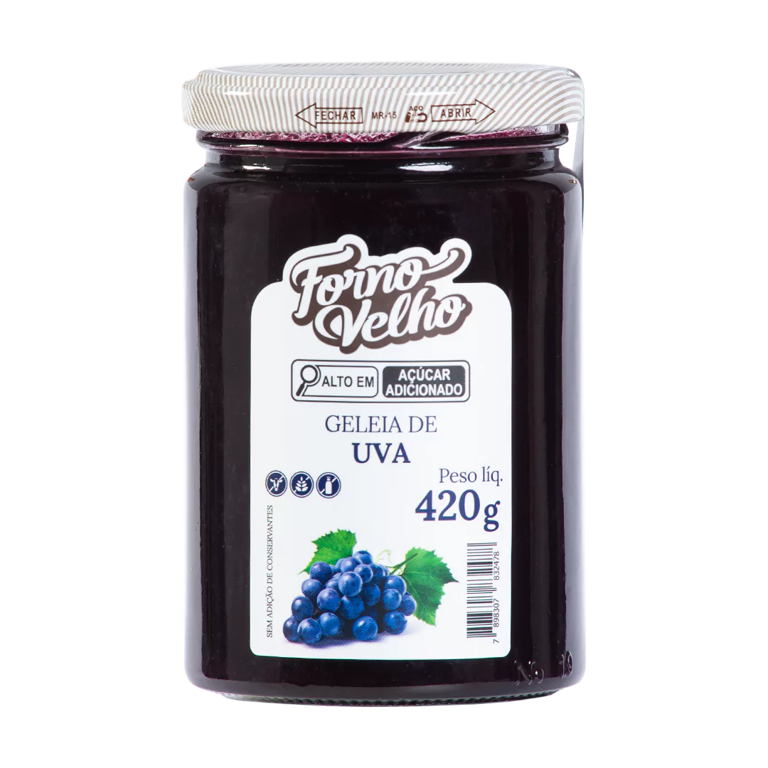 Geleia de uva - Jornada Vegana